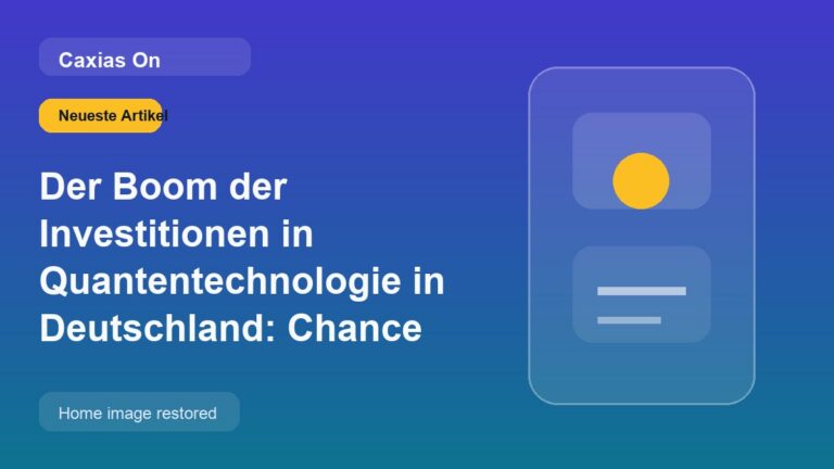 Der Boom der Investitionen in Quantentechnologie in Deutschland: Chance oder Risiko?