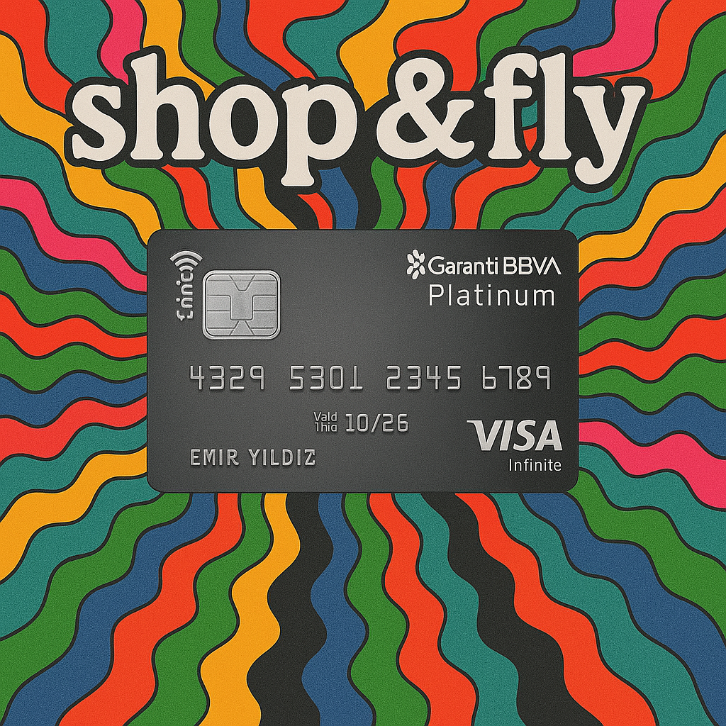 Mit der GarantiBank Shop&Fly Card beginnt dein Premium-Reiseerlebnis!