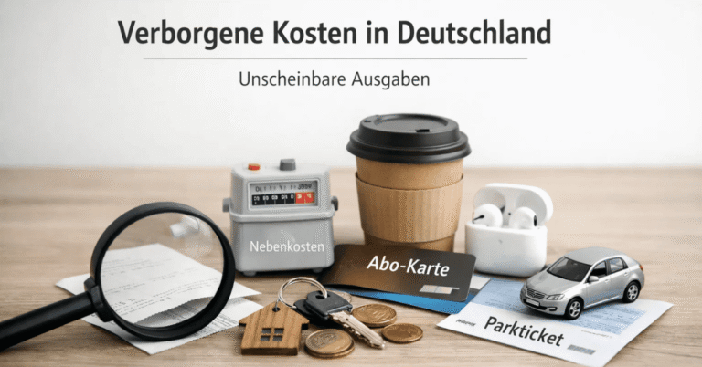 Unsichtbare Kosten in Deutschland: Häufige Ausgaben, die oft übersehen werden