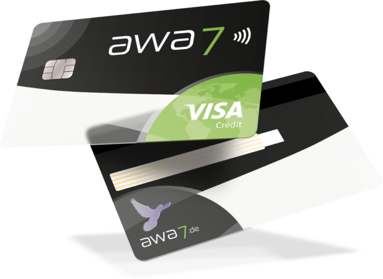Erhalten Sie finanzielle Freiheit und schützen Sie die Umwelt mit der awa7® Visa Kreditkarte!