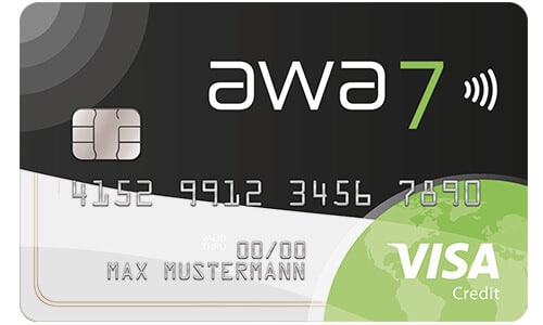 Alles über die awa7® Visa Kreditkarte: Nachhaltigkeit und finanzielle Freiheit vereint