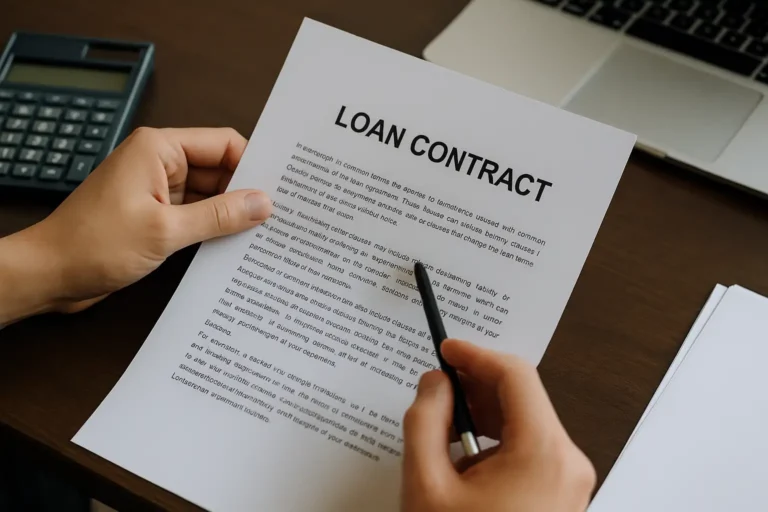 How to spot unfair clauses in loan contracts