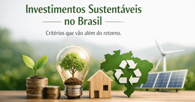 Investimentos sustentáveis no Brasil: critérios que vão além do retorno