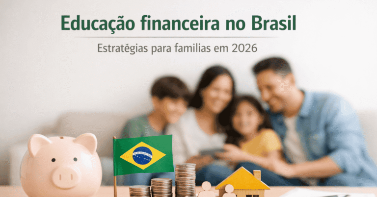 Educação financeira no Brasil: estratégias para famílias em 2026