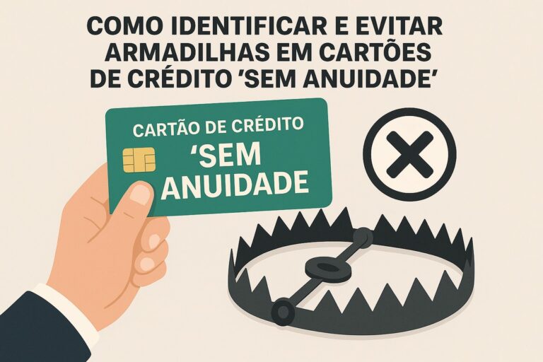 Como identificar e evitar armadilhas em cartões de crédito “sem anuidade”