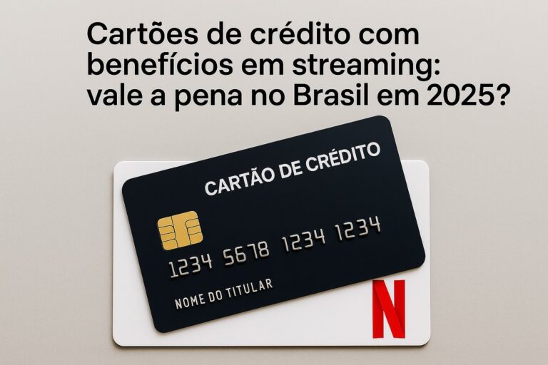 Cartões de crédito com benefícios em streaming: vale a pena no Brasil em 2025?