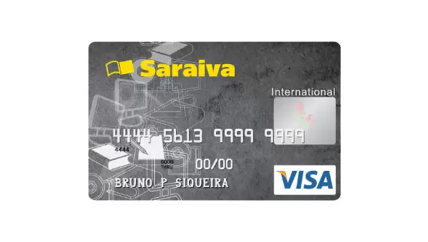 cartão saraiva