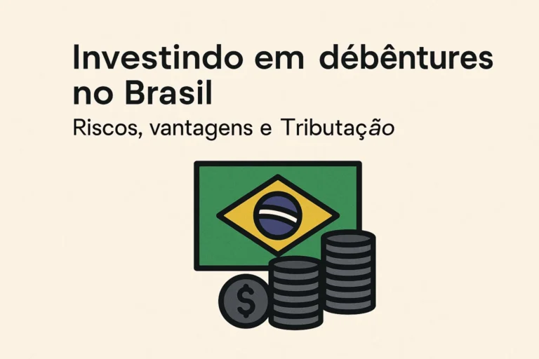 Investindo em debêntures no Brasil: riscos, vantagens e tributação