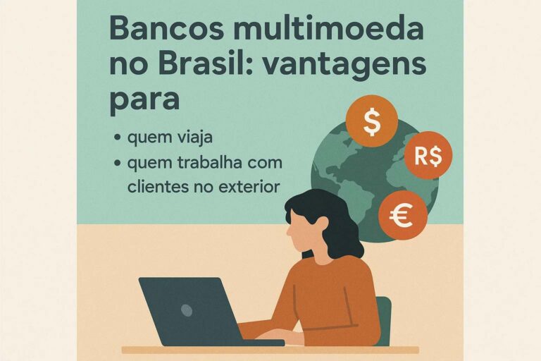 Bancos multimoeda no Brasil: vantagens para quem viaja ou trabalha com clientes no exterior