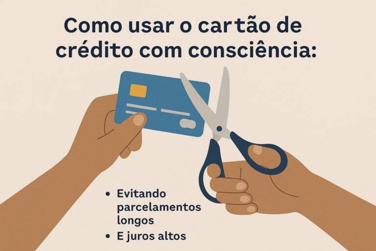 Como usar o cartão de crédito com consciência: evitando parcelamentos longos e juros altos