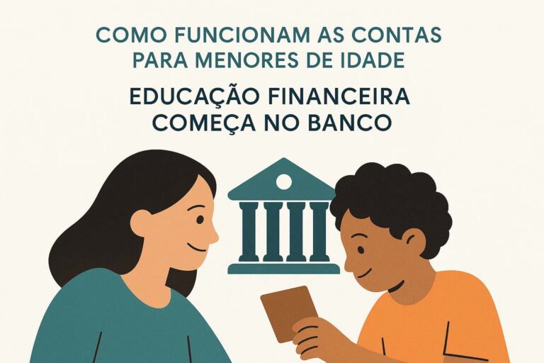 Como funcionam as contas para menores de idade: educação financeira começa no banco