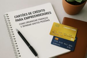 Cartões de crédito para empreendedores: como organizar finanças e separar gastos pessoais