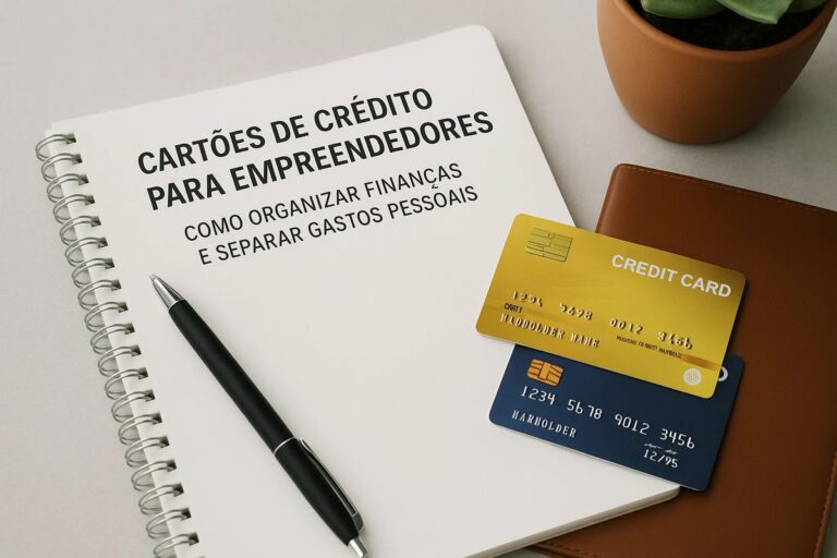 Cartões de crédito para empreendedores: como organizar finanças e separar gastos pessoais